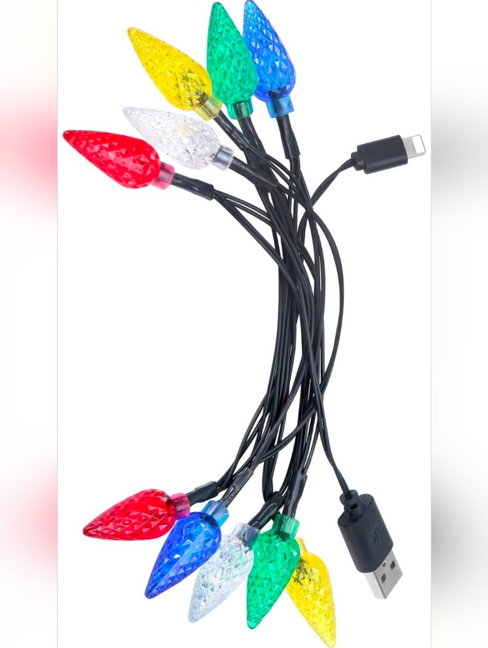 iPhone Multicolor C9 LED String Lights - USB Powered